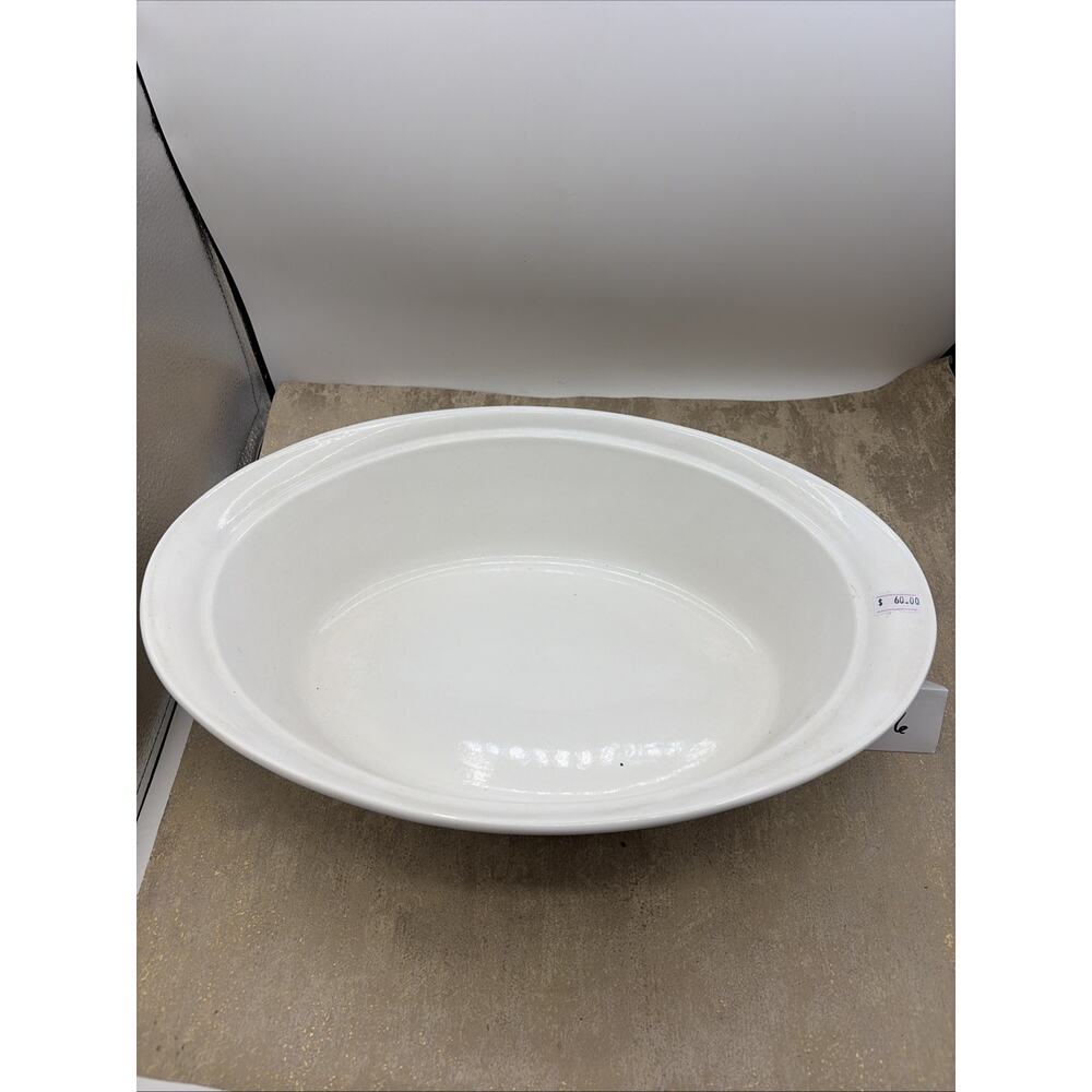 CorningWare French White CW-34C 4 Qt Oval Casserole Roaster - No Lid - Picture 2 of 11